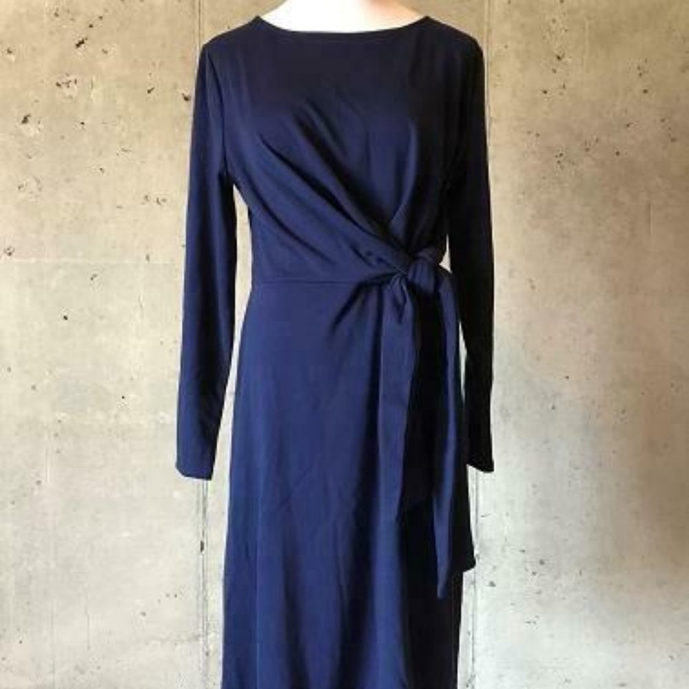 J.Crew $118 Drapey Tie-Waist Dress H8993